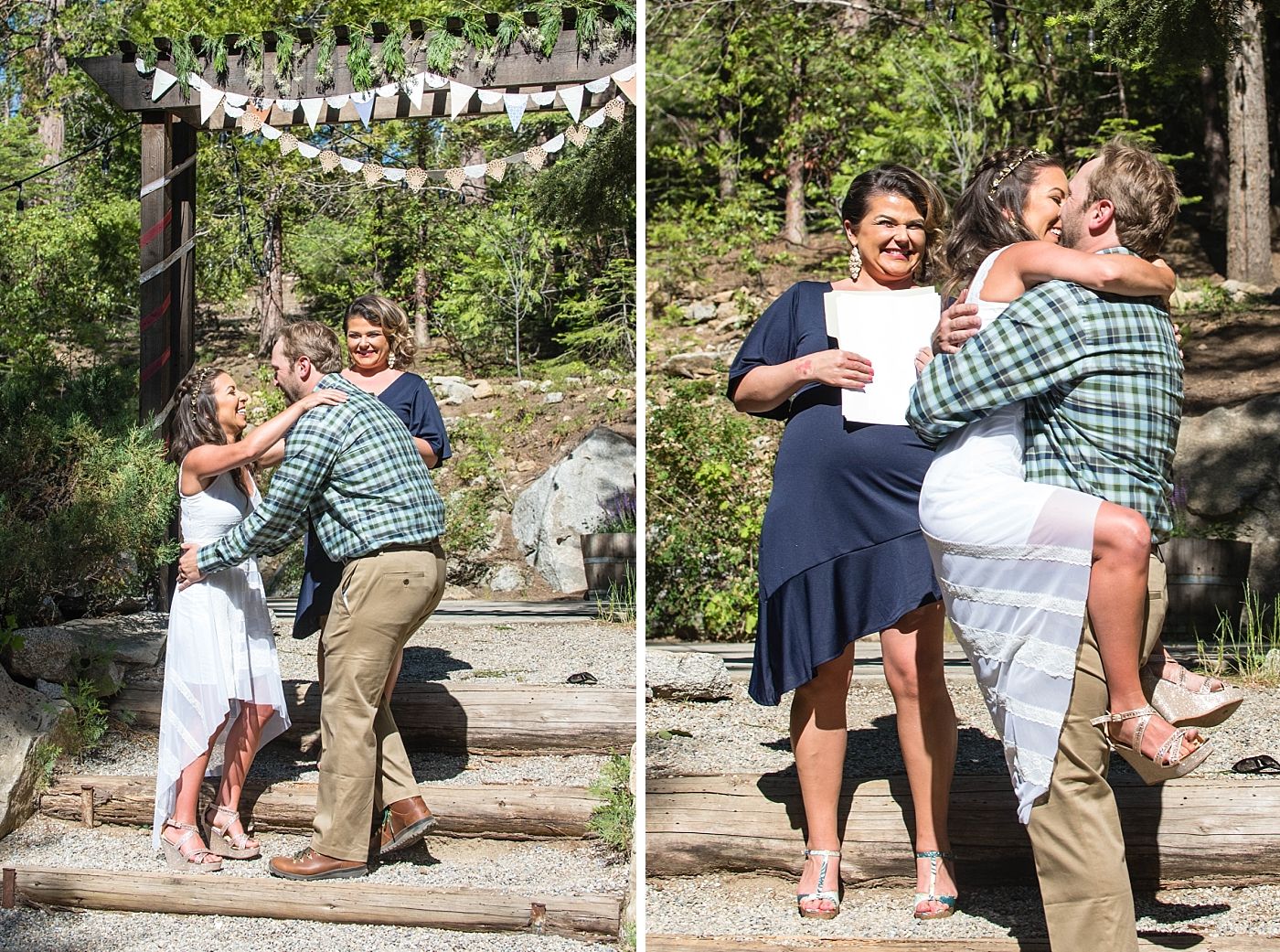 shaver lake village hotel California destination wedding ceremony