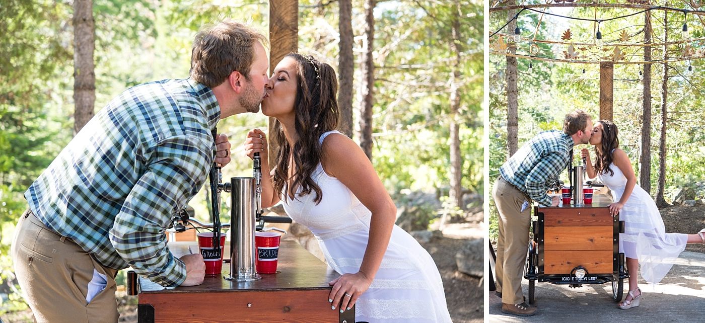 shaver lake village hotel California destination wedding reception