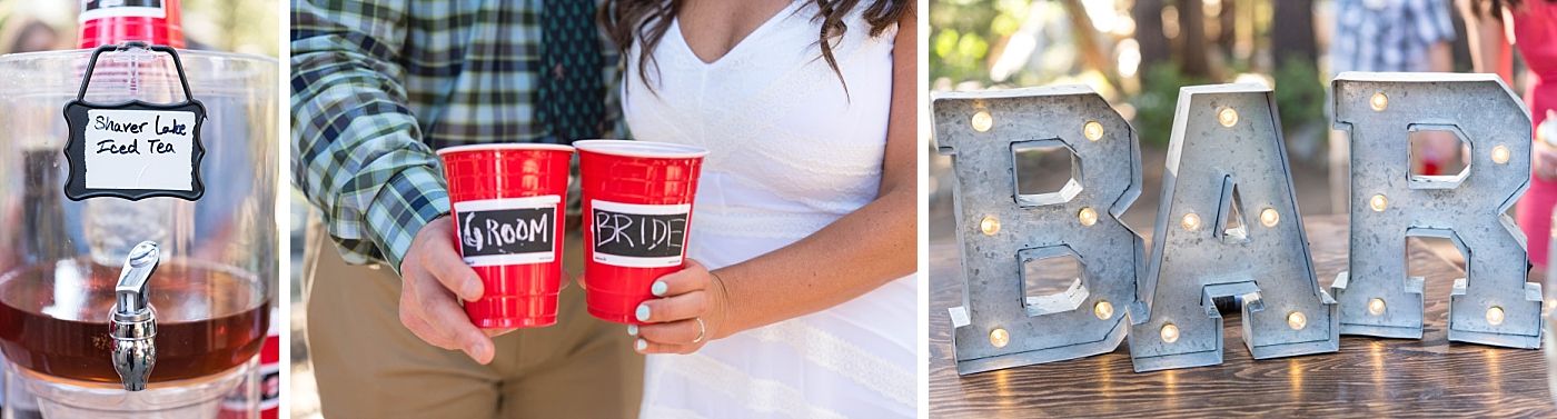 shaver lake village hotel California destination wedding reception