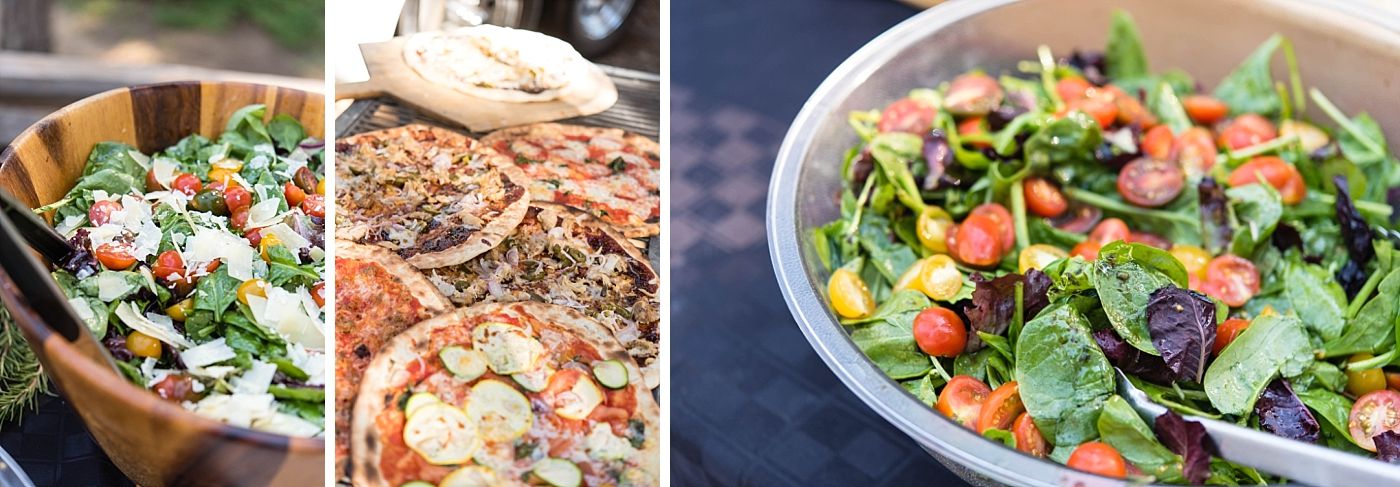 shaver lake village hotel California destination wedding reception food
