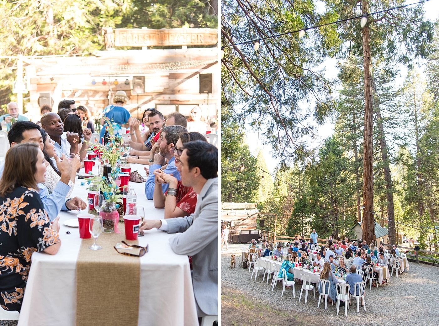 shaver lake village hotel California destination wedding reception