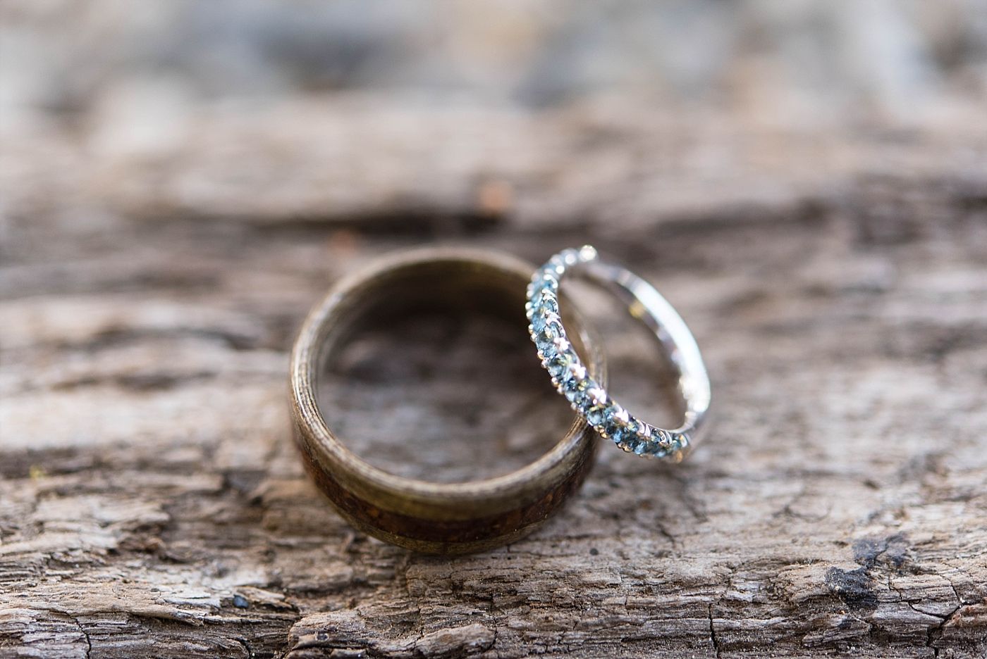 shaver lake village hotel California destination wedding rings