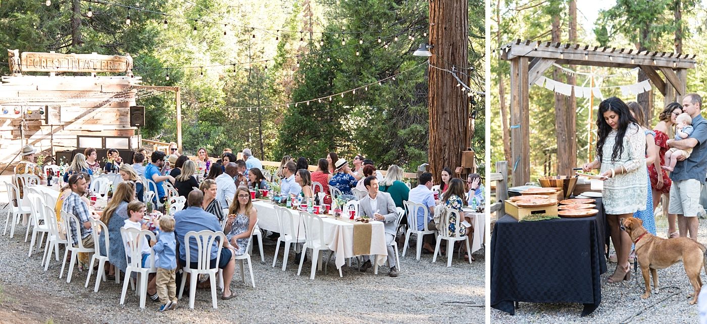 shaver lake village hotel California destination wedding reception