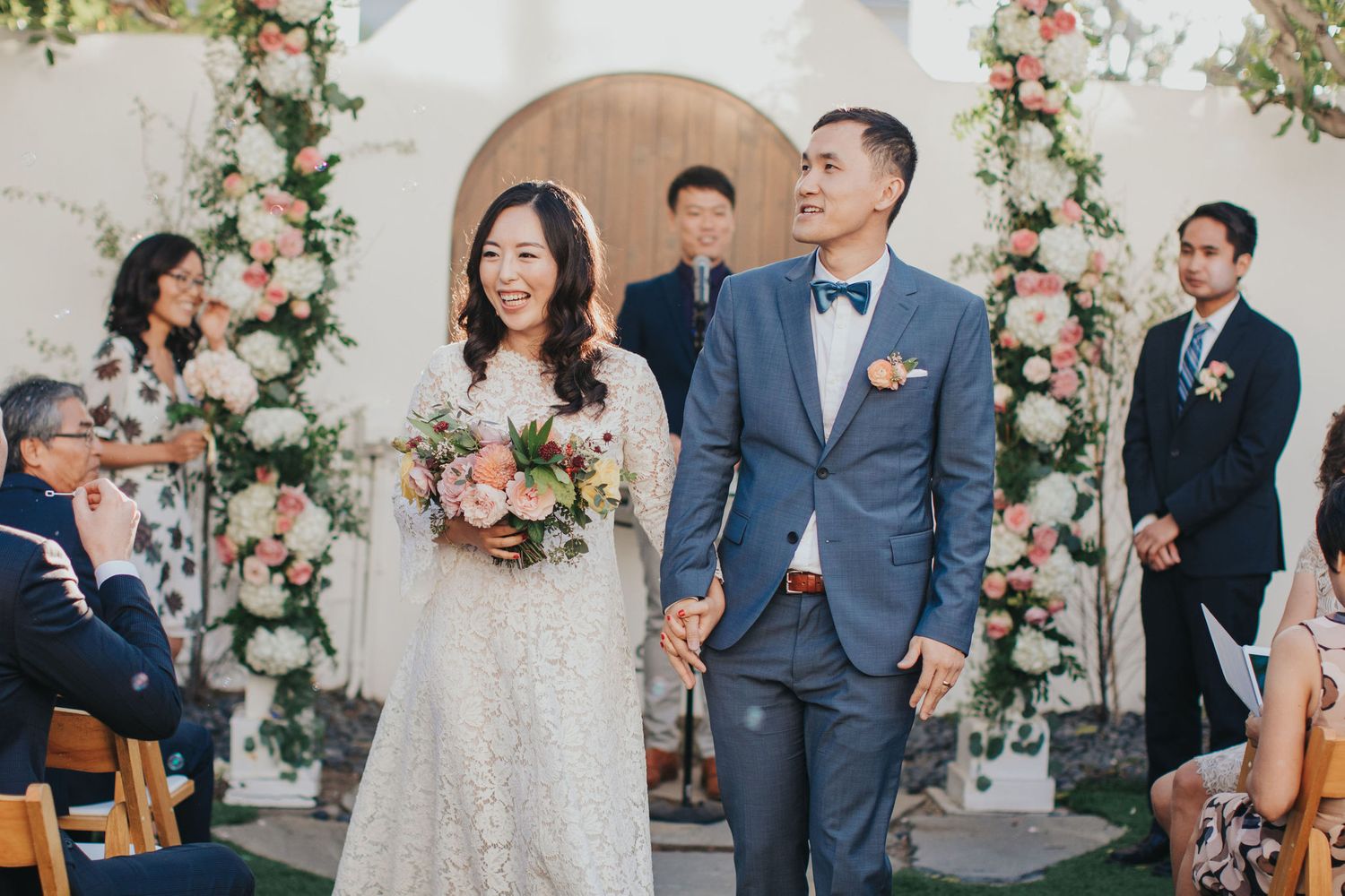 just married at verandas manhattan beach