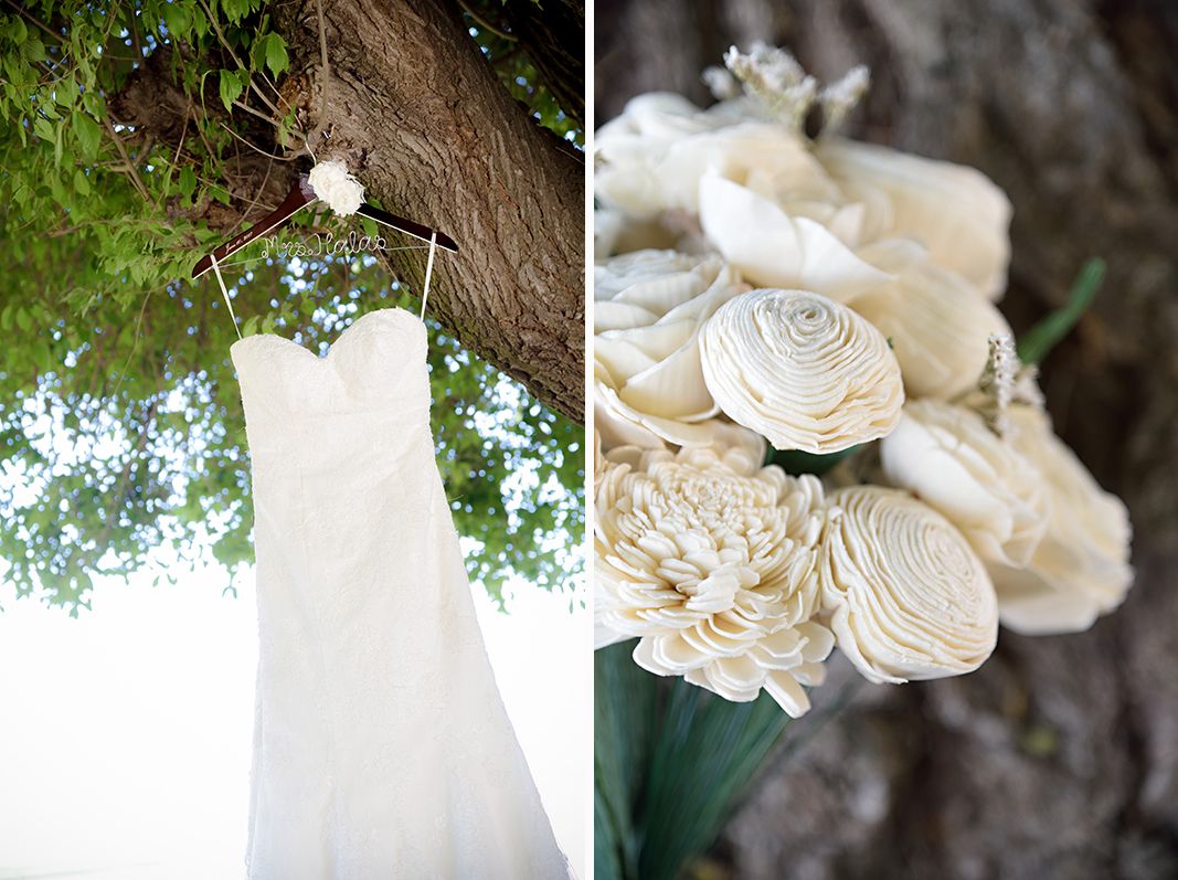nipomo california central coast wedding dress bouquet