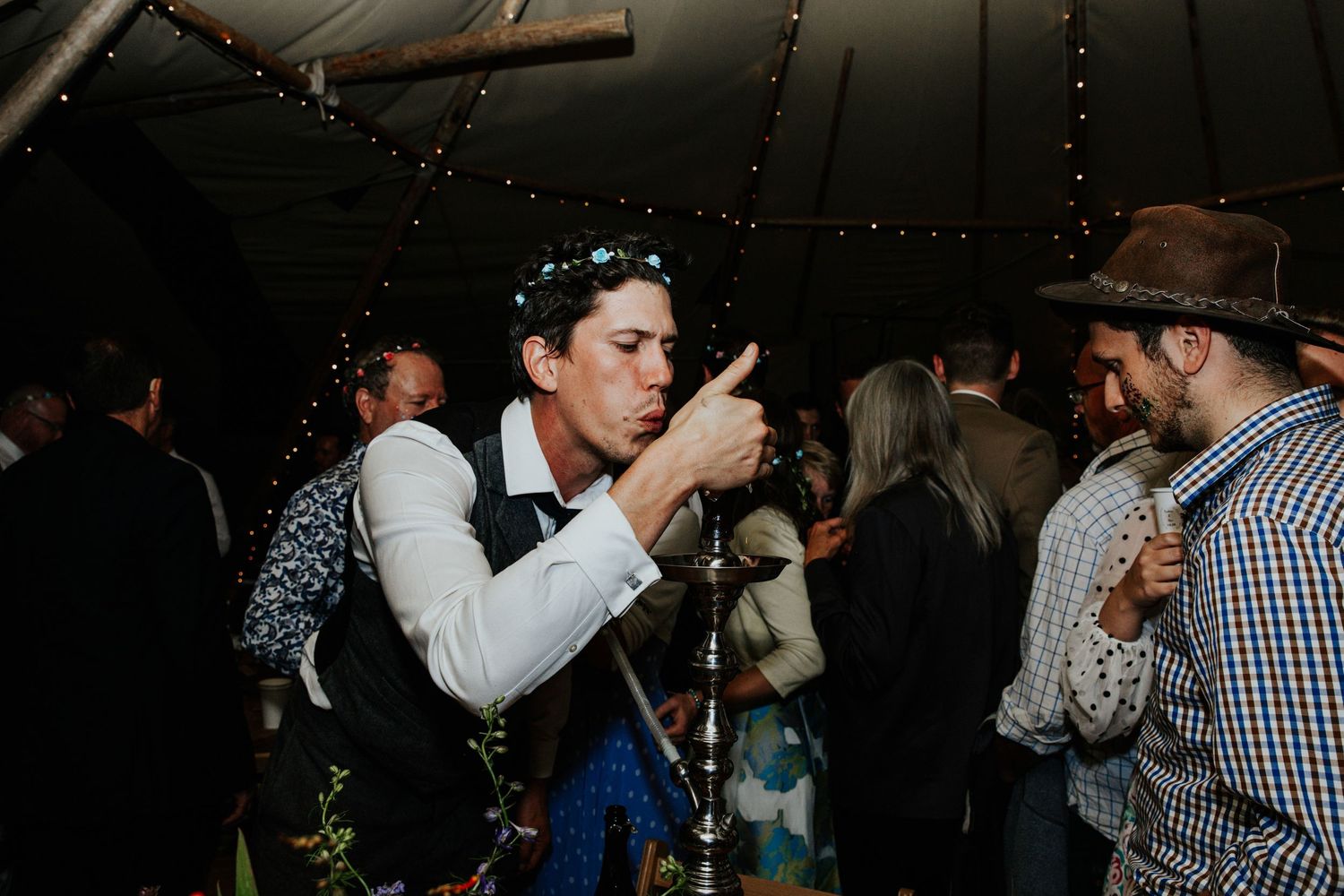 Tipi wedding in Somerset , Tithe Barn wedding in Pilton, wedding photographer in somerset