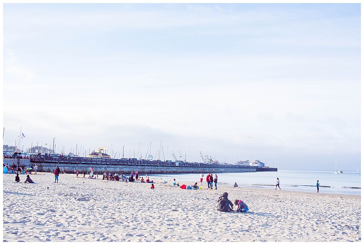 monterey california beach house destination wedding ceremony