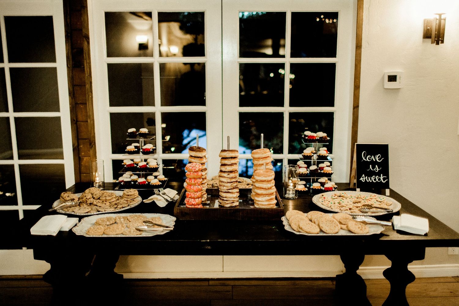 reception dessert table decoration design calamigos ranch wedding