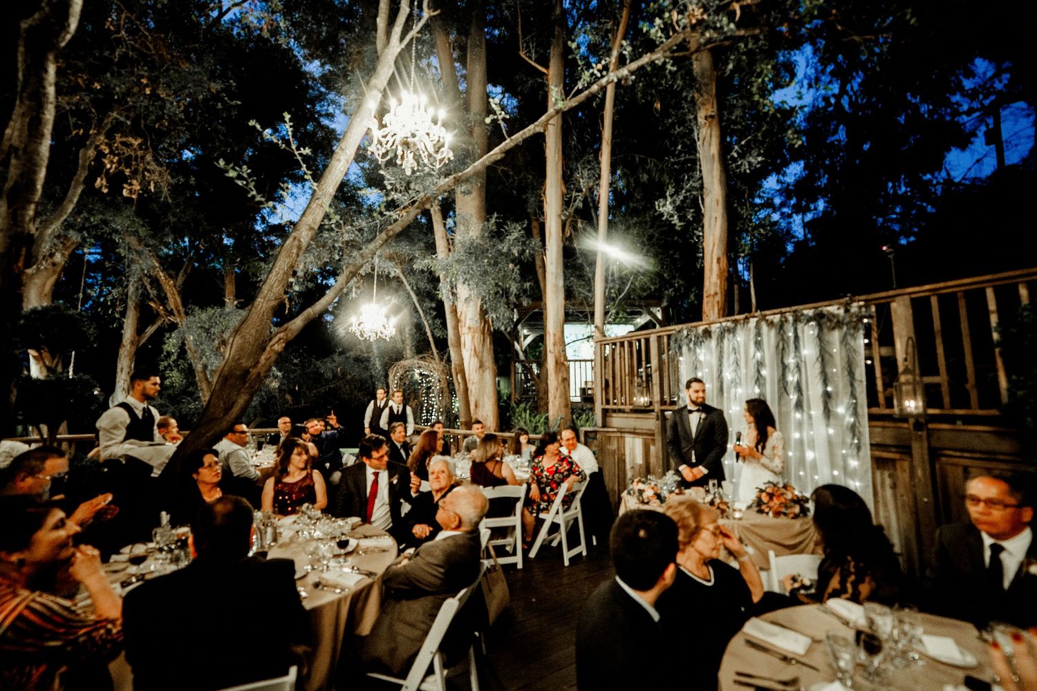 bride and groom welcome speech at reception