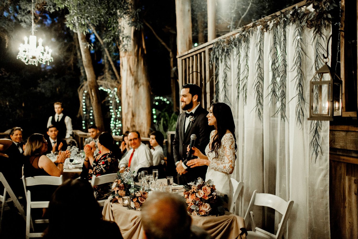 bride and groom welcome and thank you speech at reception