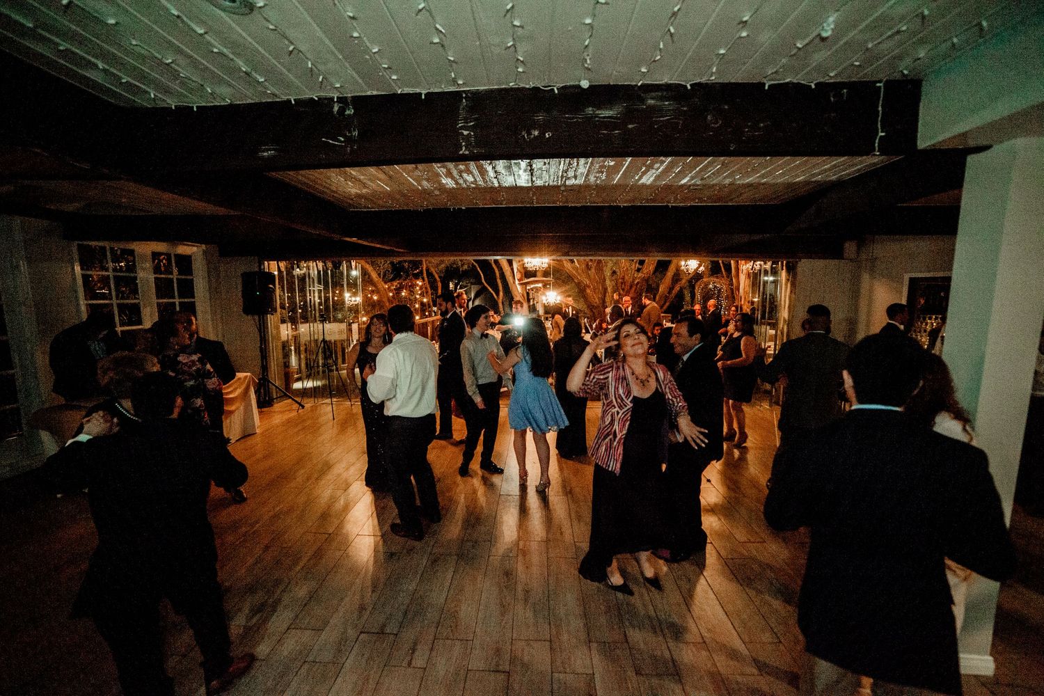 guests dancing on dance floor