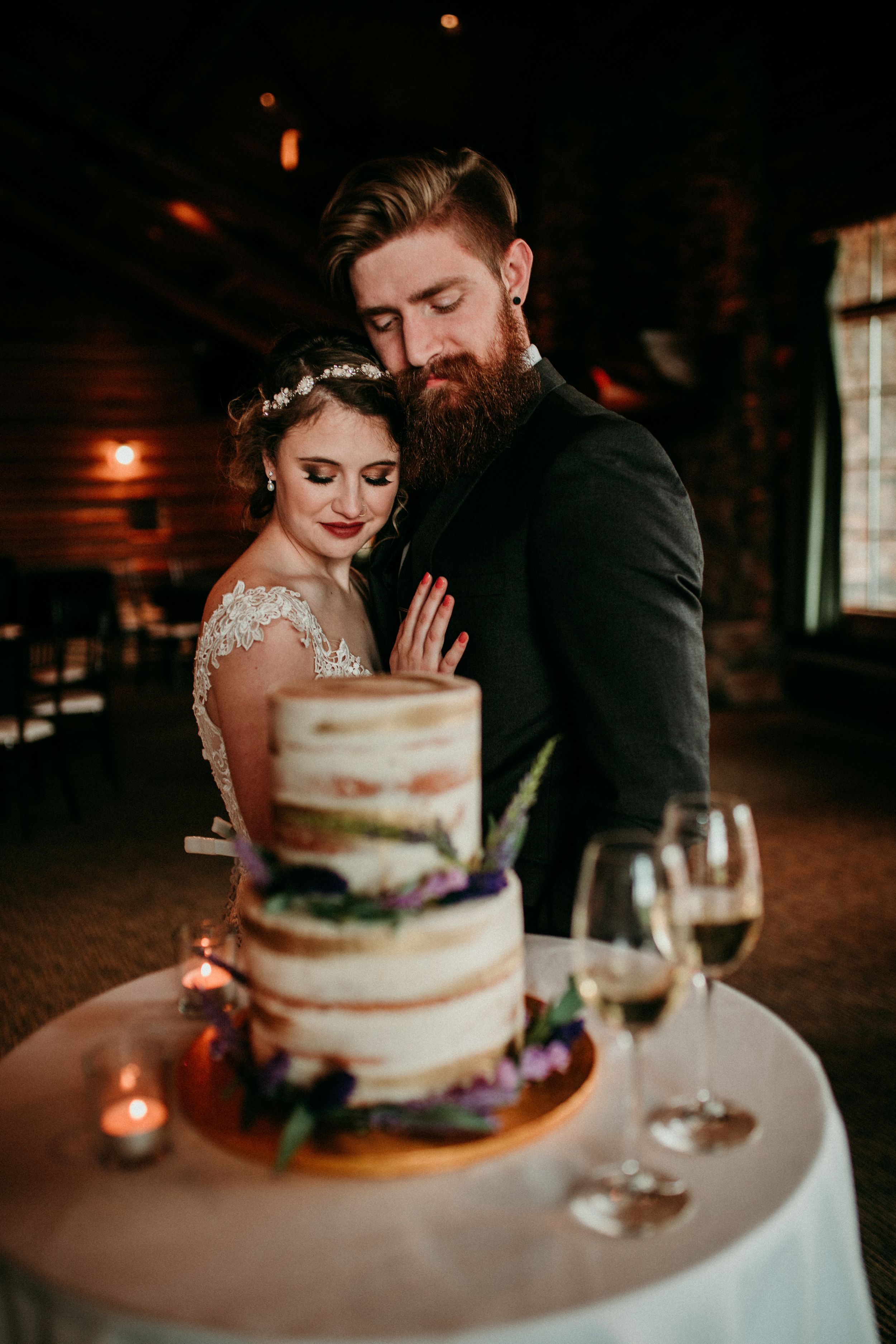 Couples and Wedding Cake