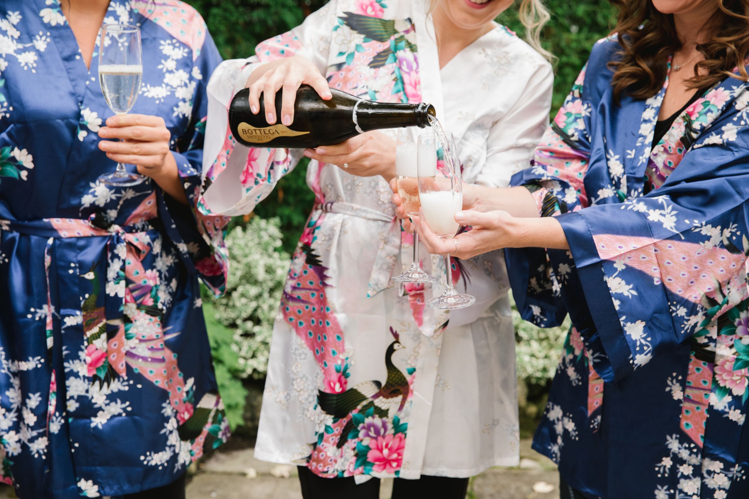 close up of pouring champagne