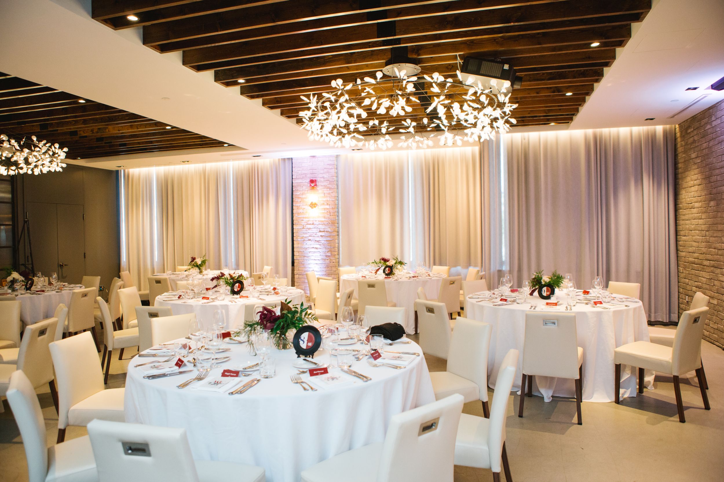 village loft events bayview sheppard reception set up