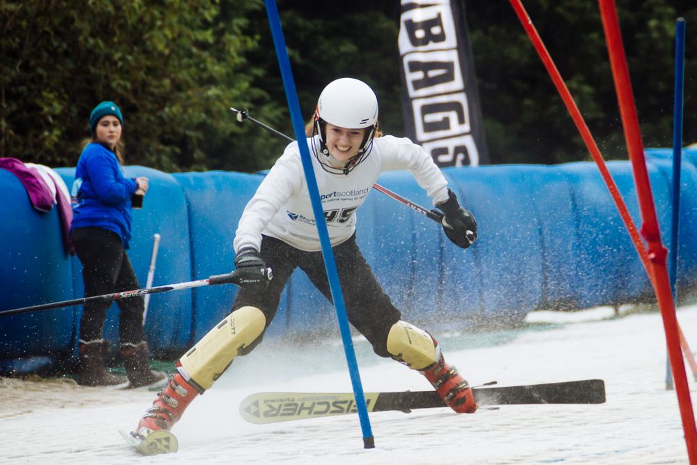 Adventure Photography, SUDs, Adventure Photographer Scotland, Snowsports, SUSC, ski race, ski, race face, Bearsden, bail