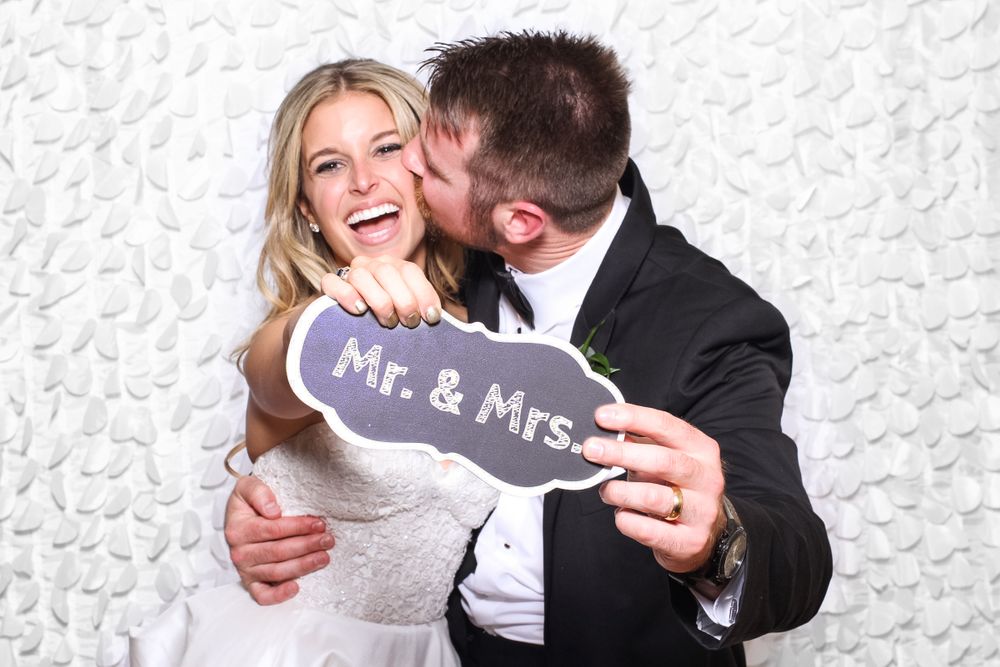 Mr. & Mrs. at Gigglebox Photo Booth