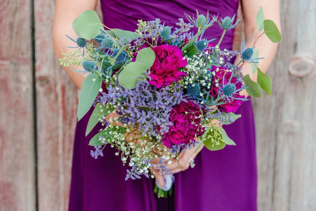 Central Valley visalia California barn wedding bouquet