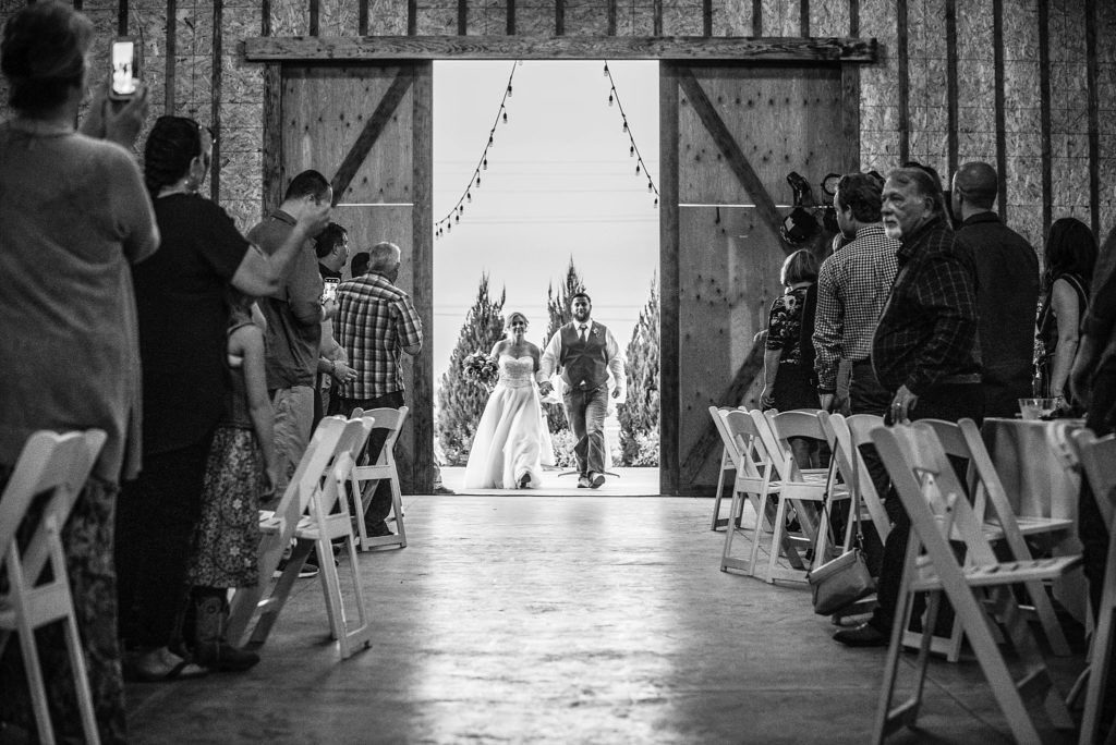 Central Valley visalia California barn wedding reception