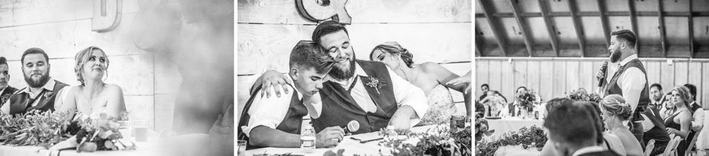 Central Valley visalia California barn wedding reception