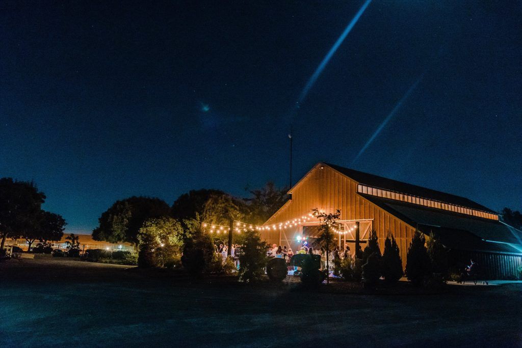 Central Valley visalia California barn wedding reception