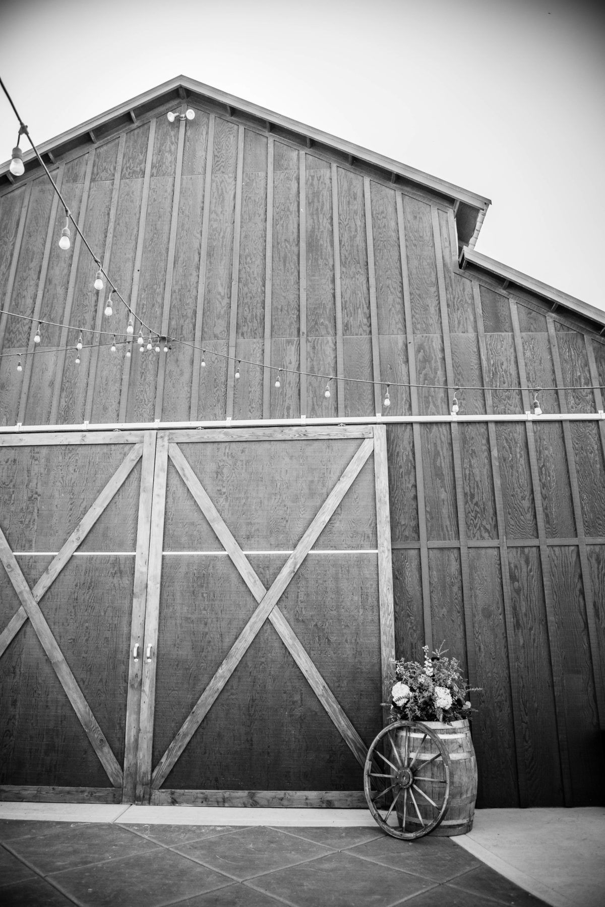 Central Valley visalia California barn wedding reception