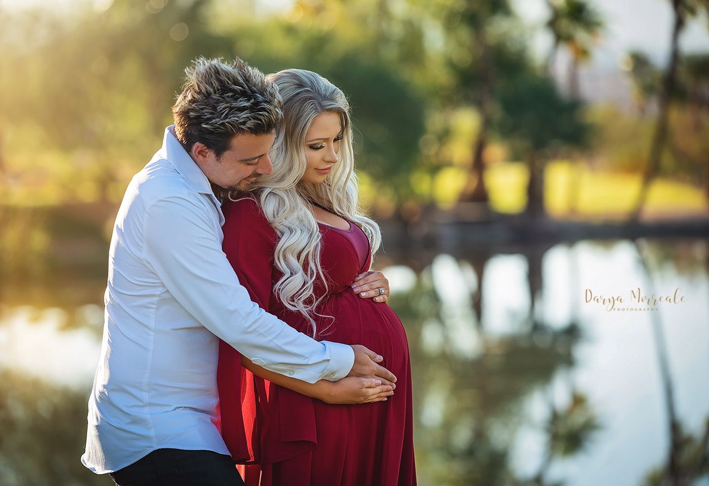Stacy and Tommy Maternity in Lake Las Vegas 3