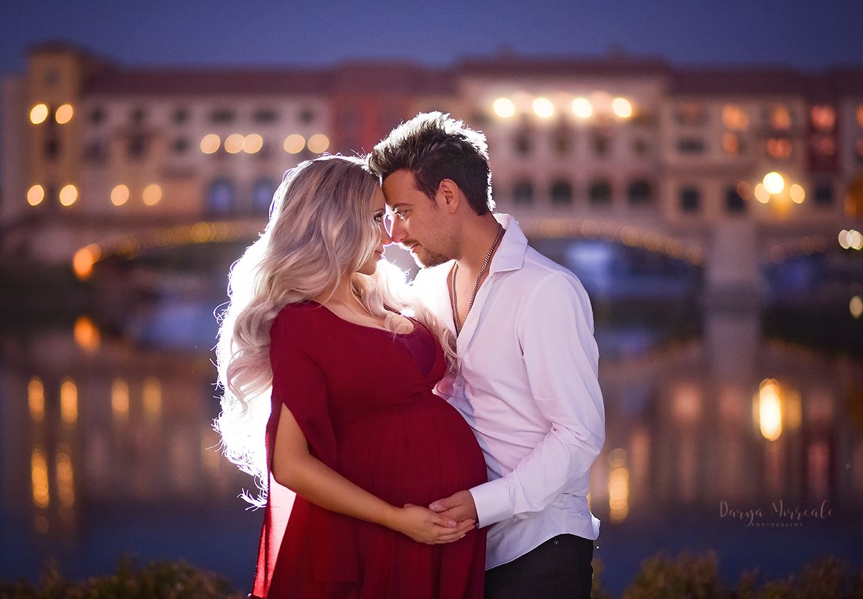 Stacy and Tommy Maternity in Lake Las Vegas 1