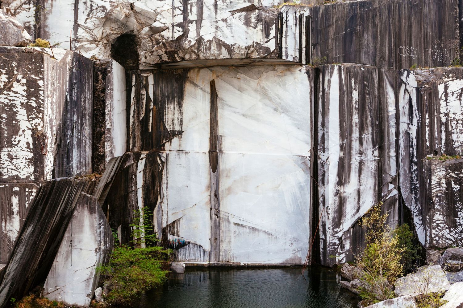 landscape photography at disused marble mine in Northern Tuscany