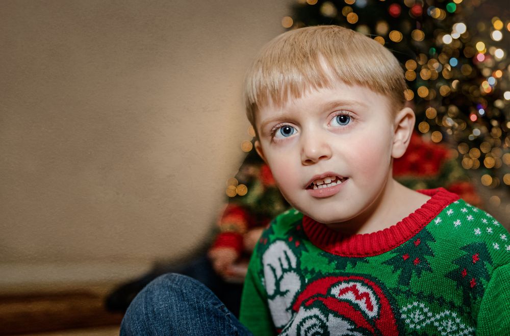 In Home Family Christmas Session