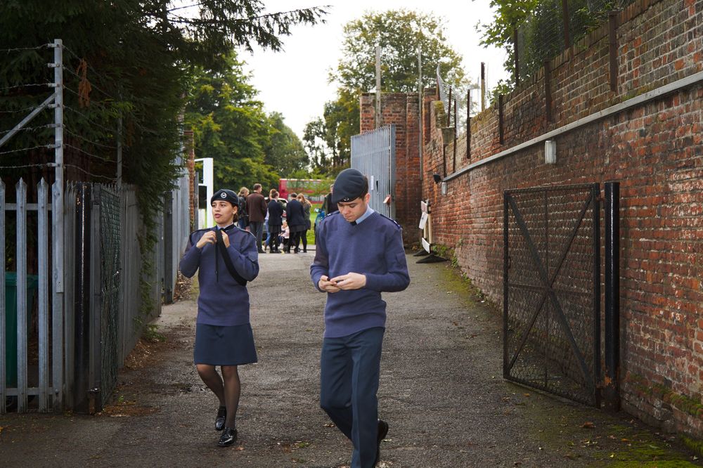 350 (Carshalton & Wallington) Squadron getting ready for Annual Formal Inspection