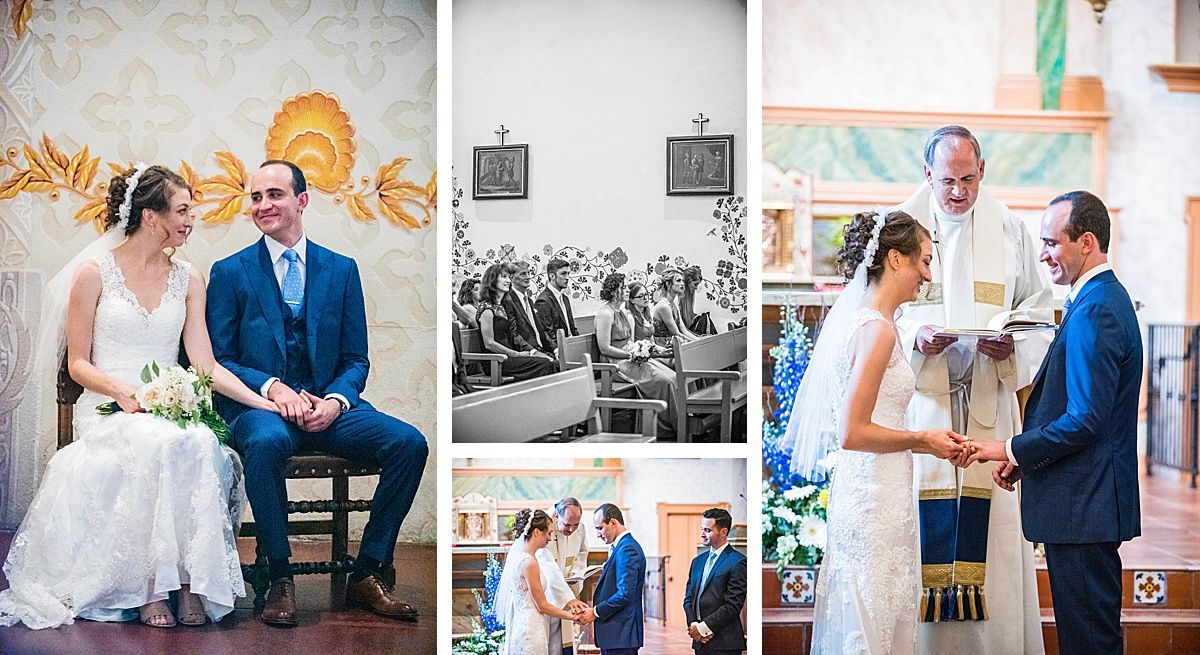 Historic Mission San Luis Obispo de Tolosa Central Valley California reception wedding