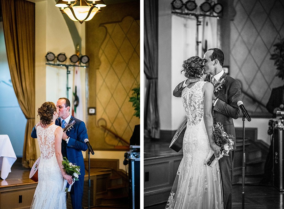 Historic Mission San Luis Obispo de Tolosa Central Valley California reception wedding