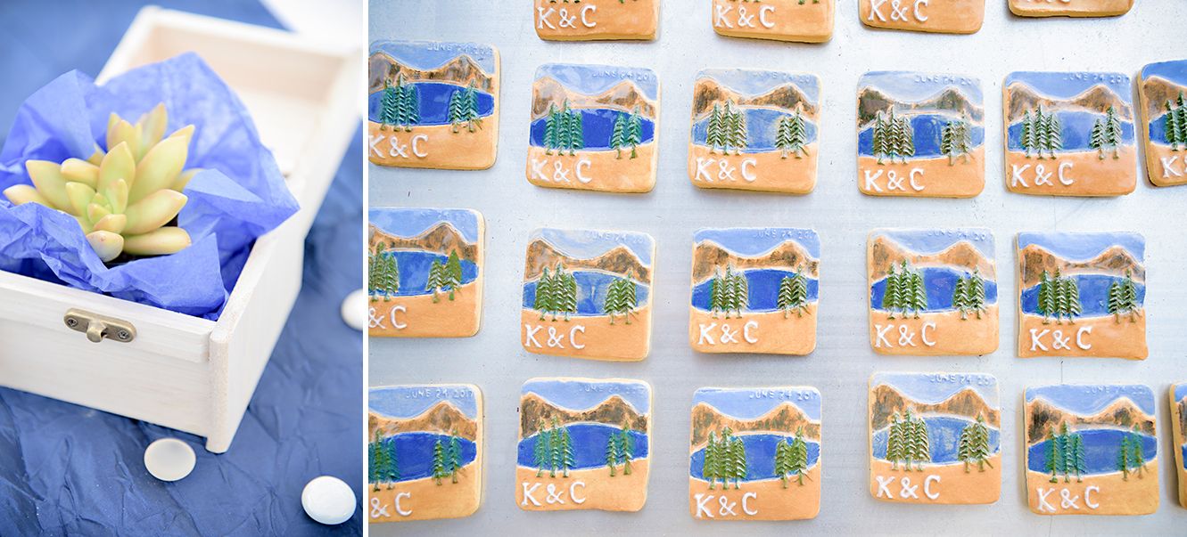 bass lake California destination wedding favors