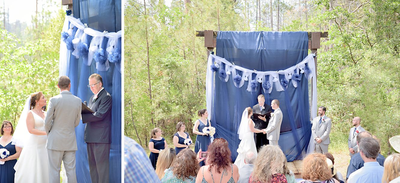 bass lake California destination wedding ceremony