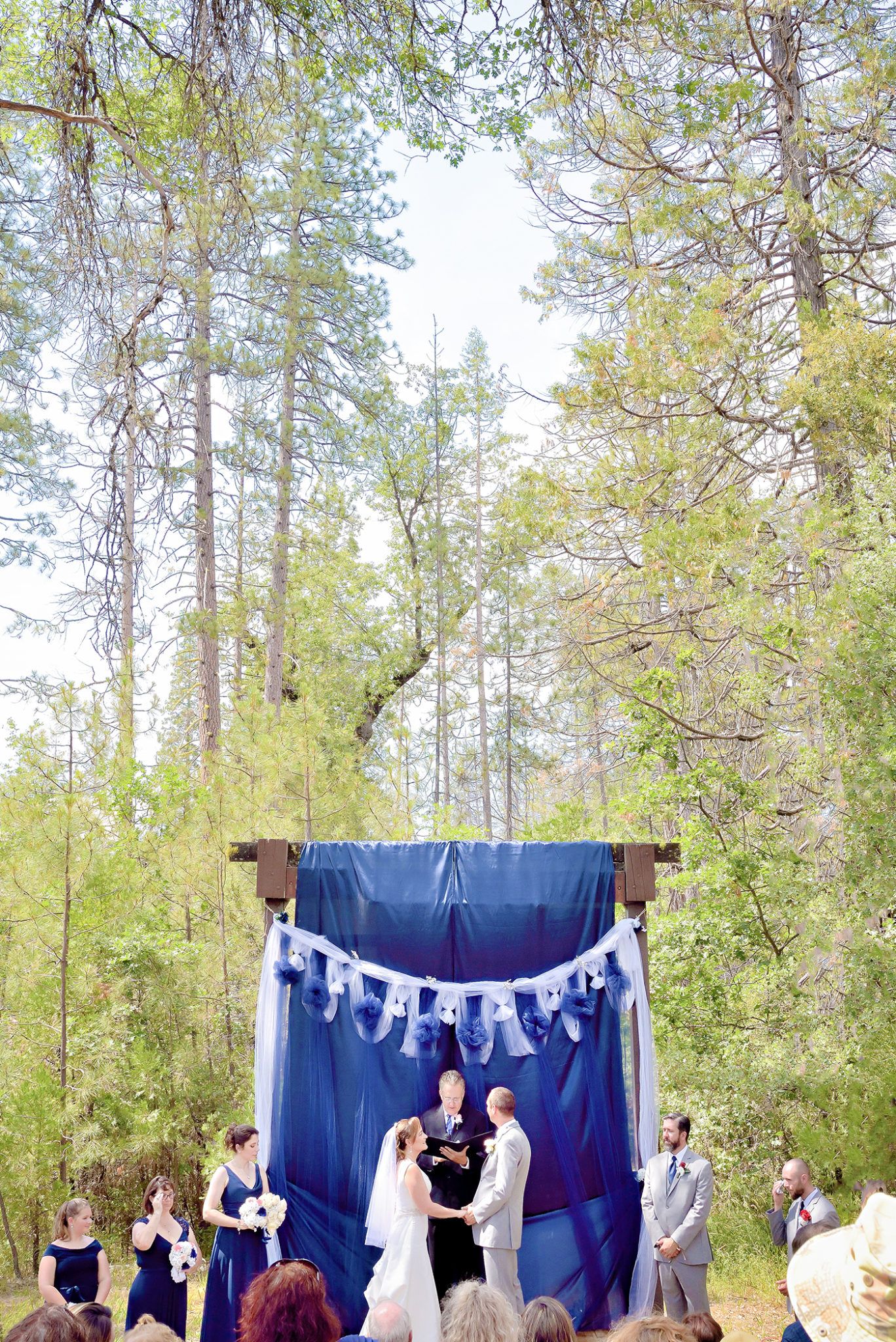 bass lake California destination wedding ceremony
