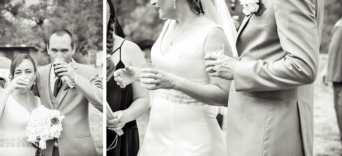 bass lake California destination wedding reception