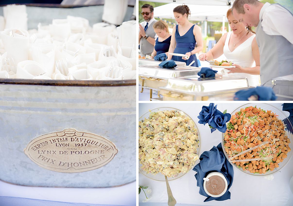 bass lake California destination wedding reception