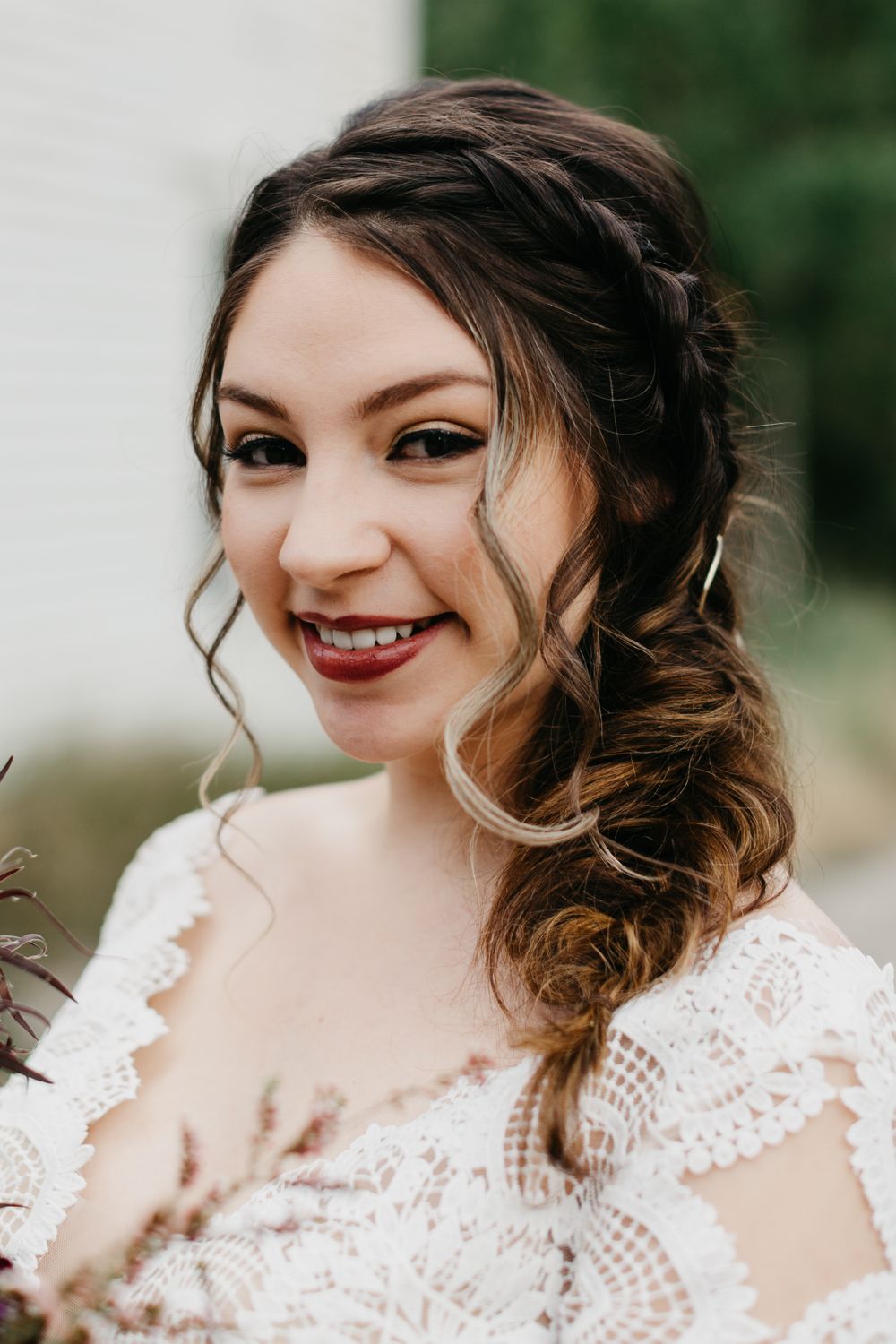 Unique boho wedding dress Colorado Mountain