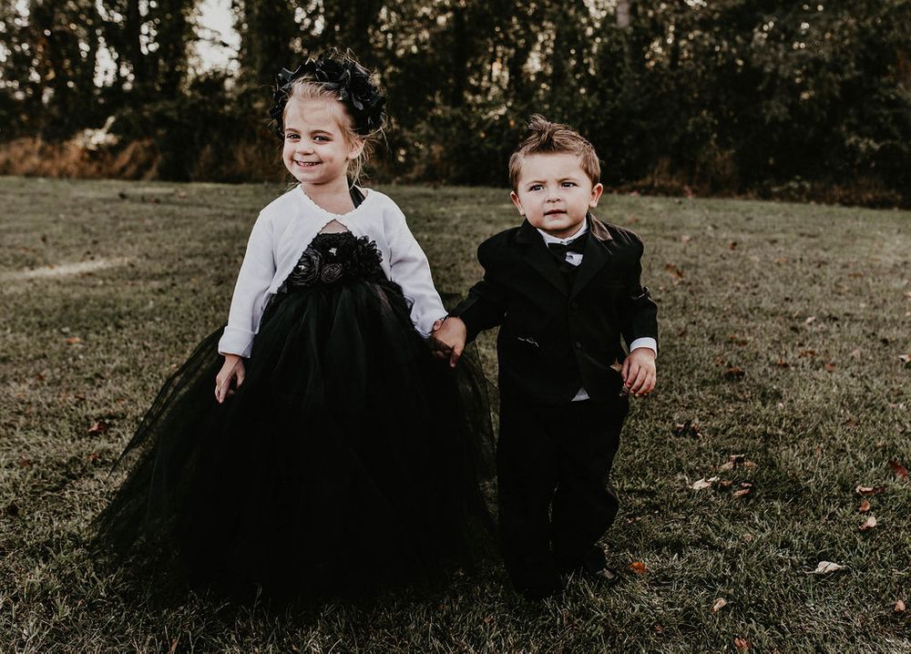 Flower girl and ring bearer