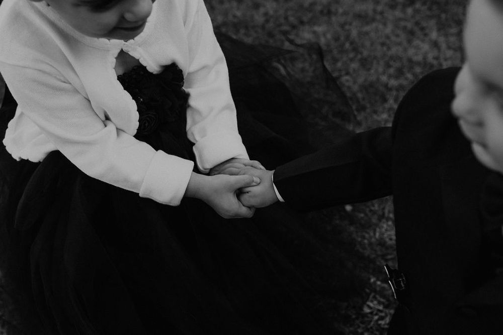 flower girl and ring bearer
