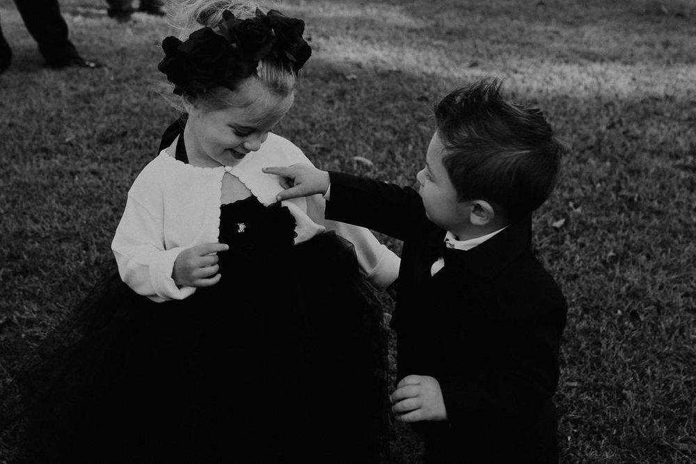 flower girl and ring bearer