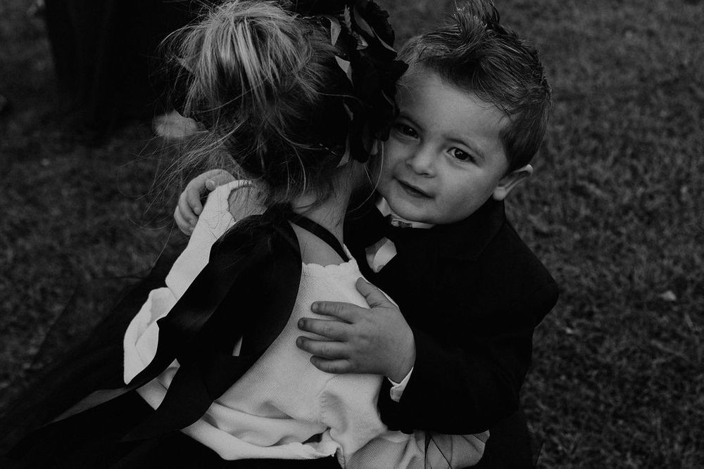 flower girl and ring bearer