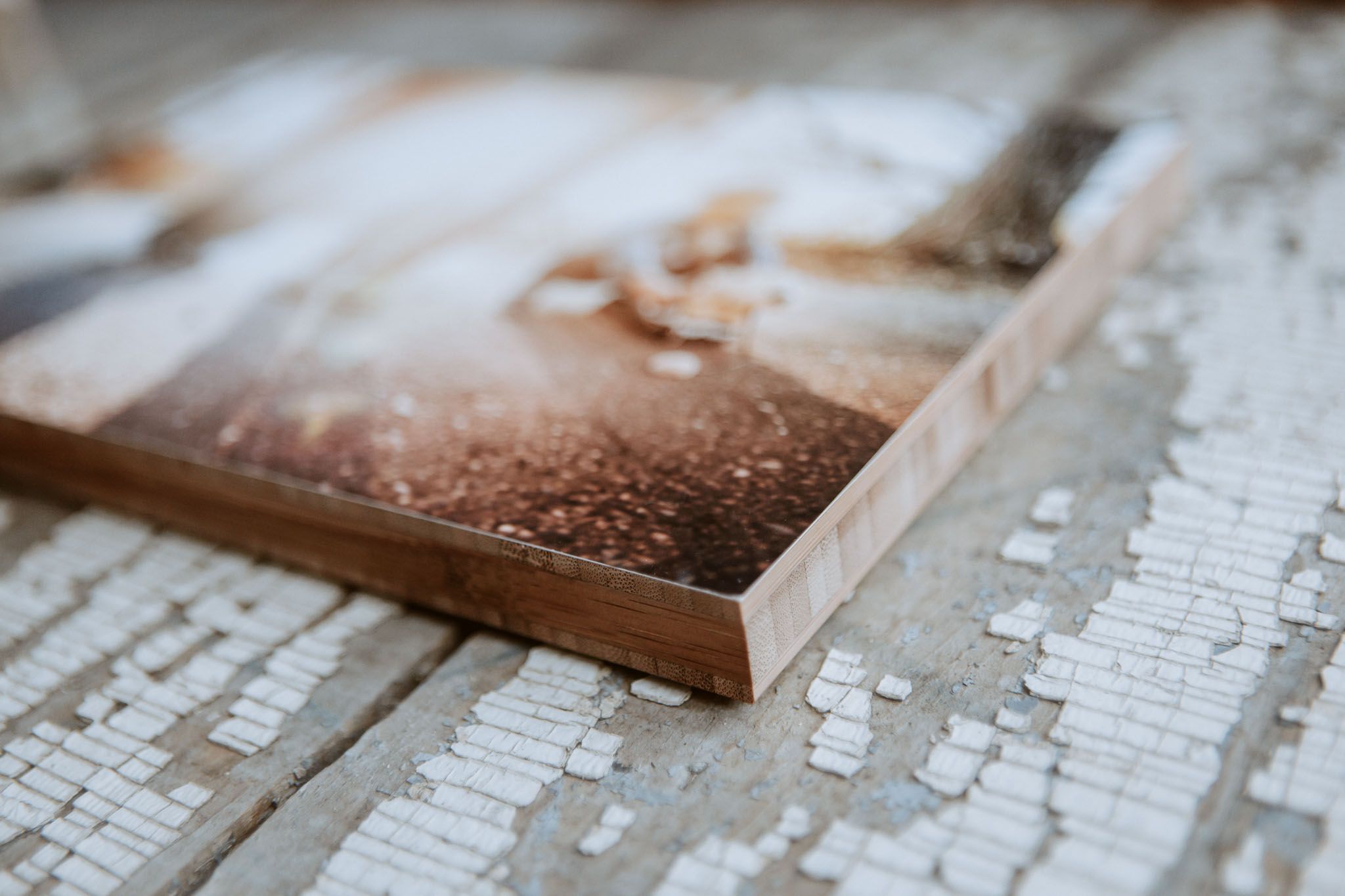 wood blocks bamboo canvas photos displays