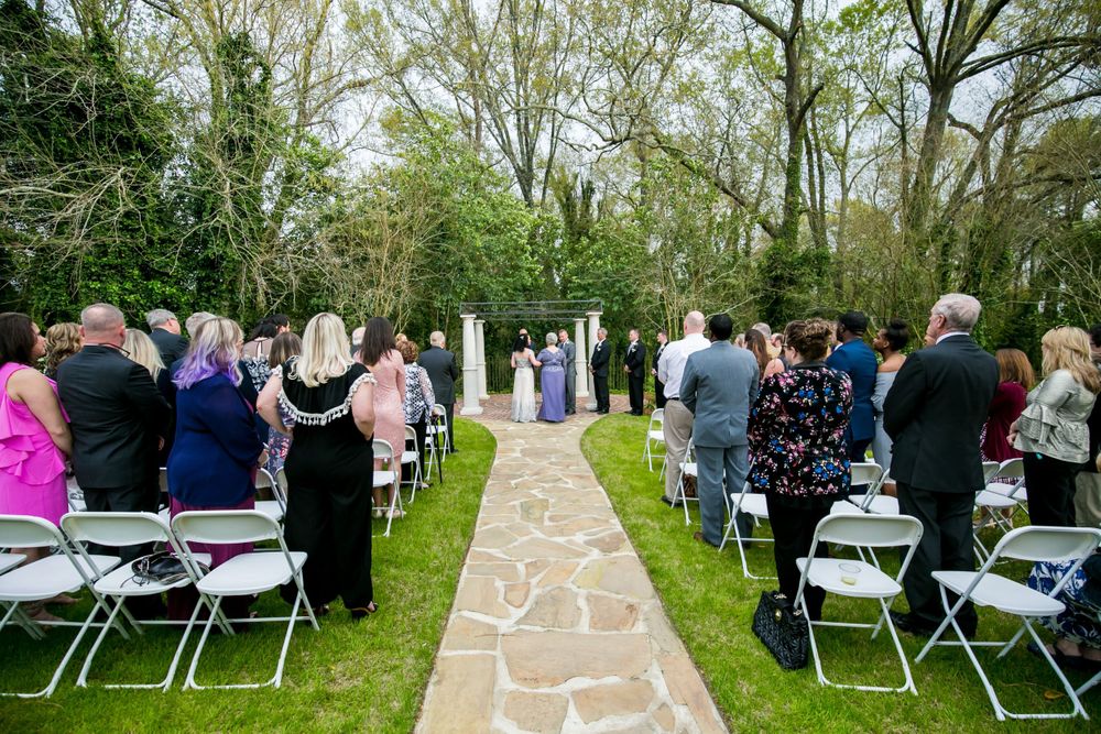 Wedding Ceremony at Senate's End in Columbia, SC
