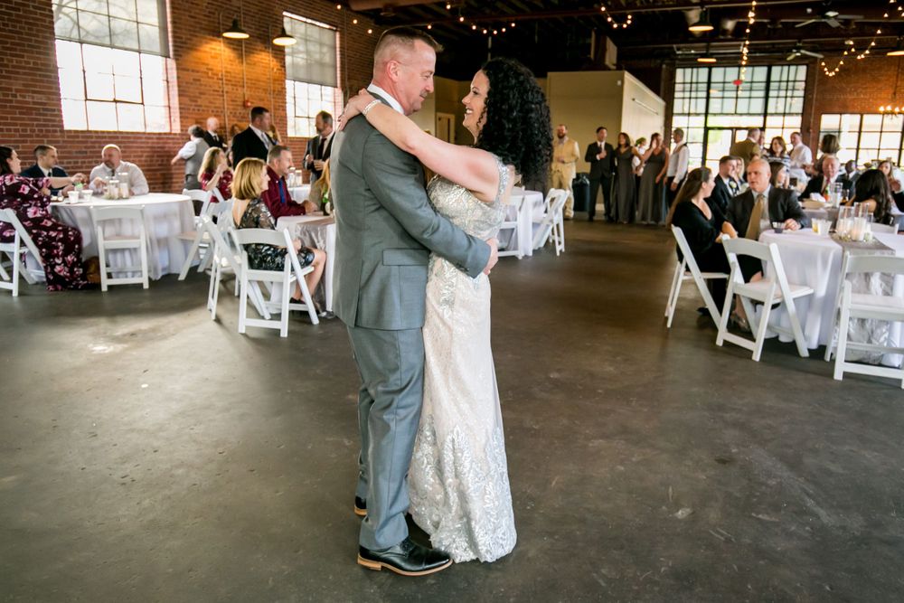 Bride and groom's first dance at Senate's End in Columbia, SC