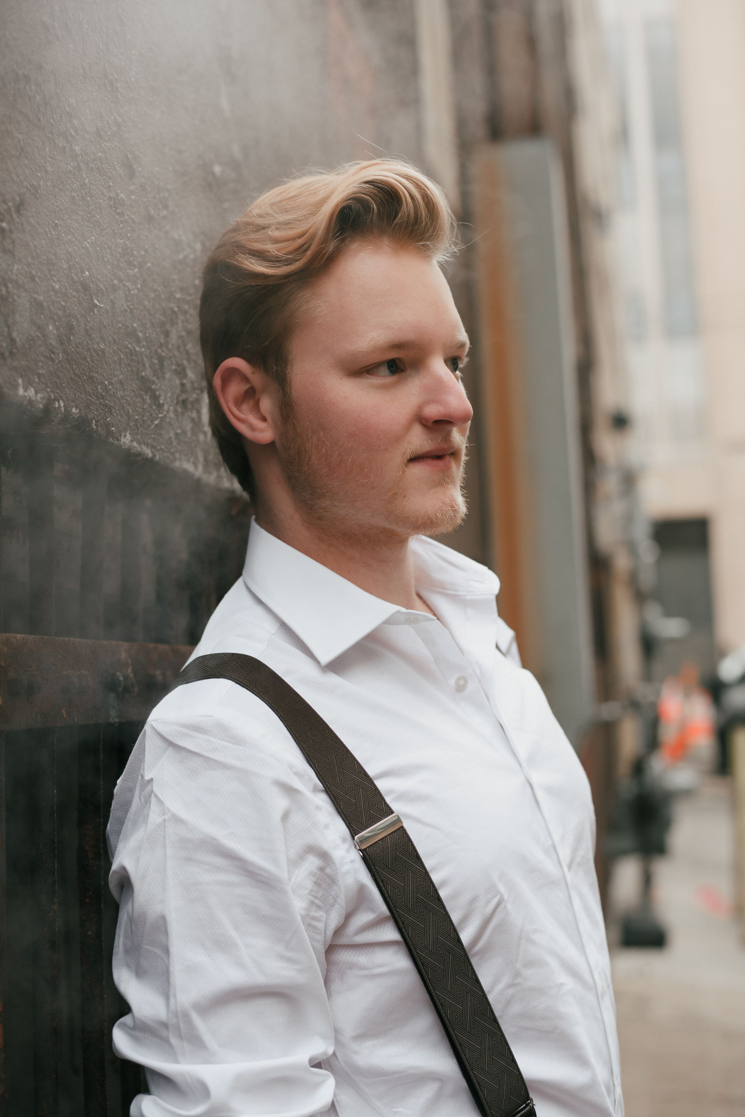 senior recital photoshoot, downtown Cleveland, Playhouse Square