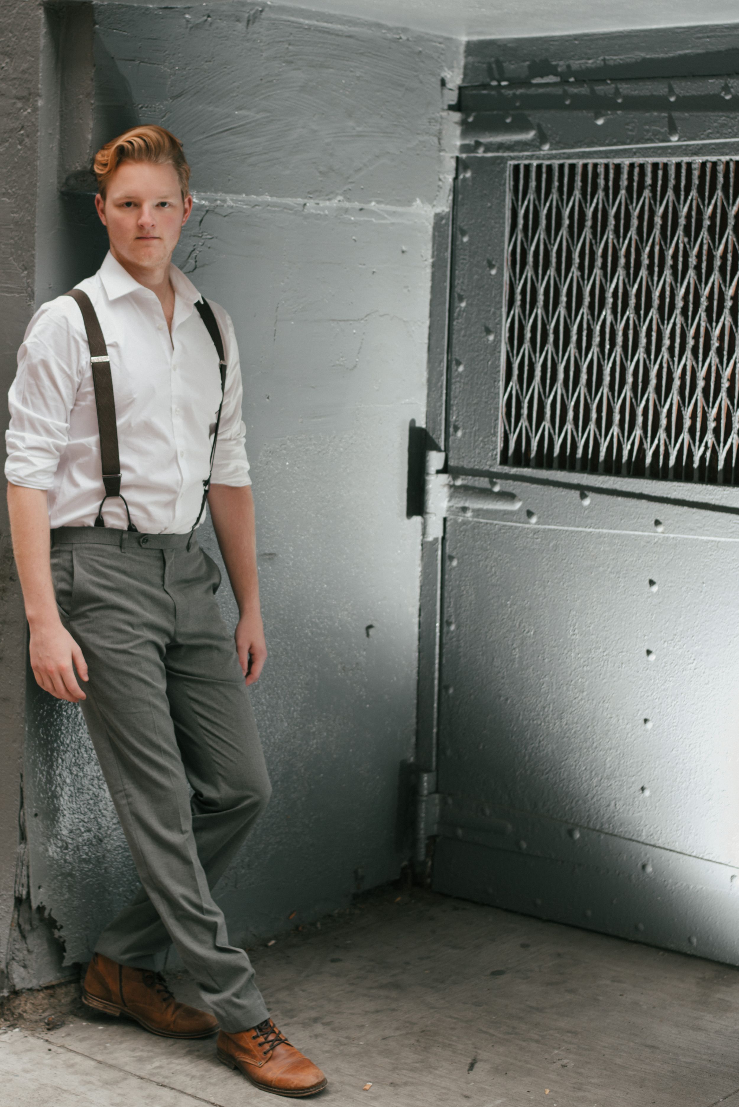 senior recital photoshoot, downtown Cleveland, Playhouse Square