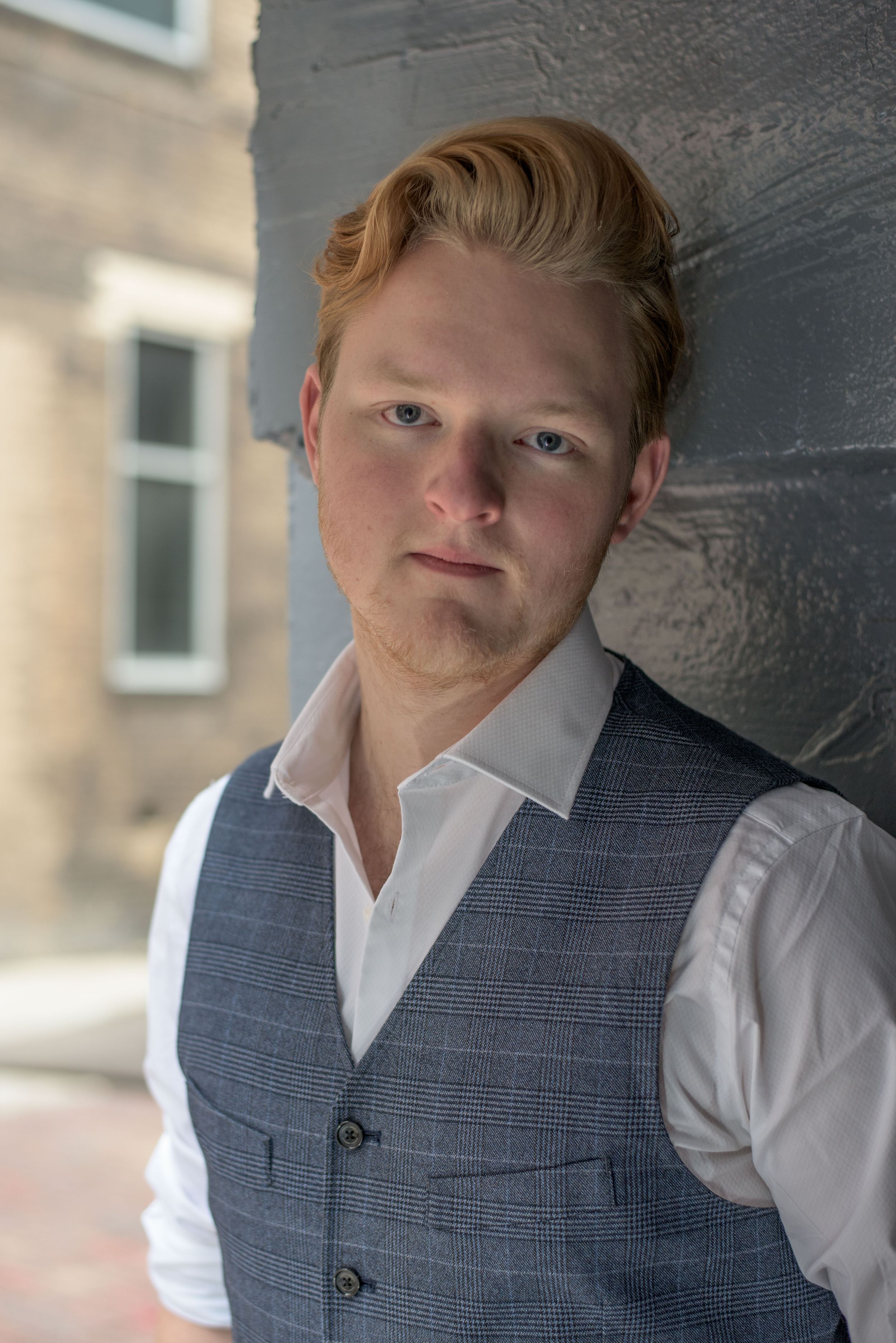 senior recital photoshoot, downtown Cleveland, Playhouse Square