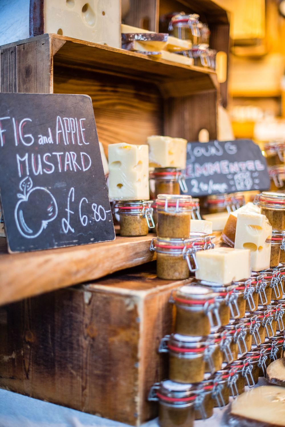 Cheese at Borough Market, London