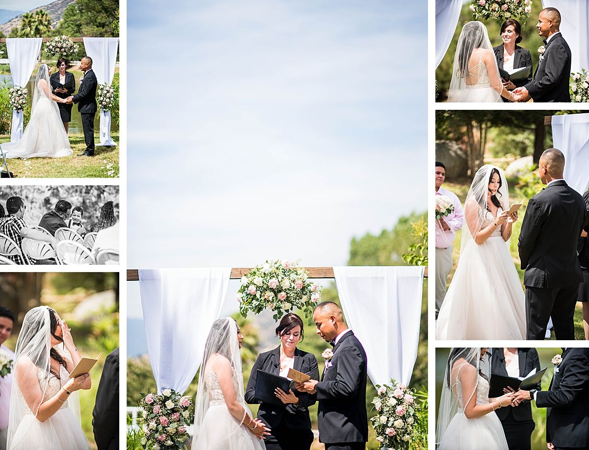 Springville Central Valley California Springville Ranch wedding ceremony